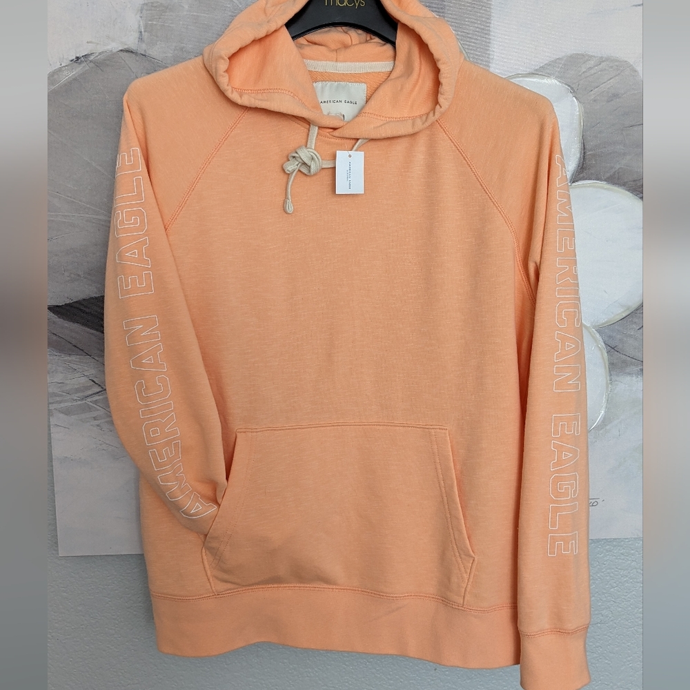 American Eagle Super Soft Logo Hoodie Sweatshirt Size Large Nwt❤️